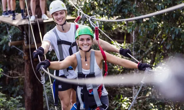 Sunshine Coast High Ropes and Zipline Adventure