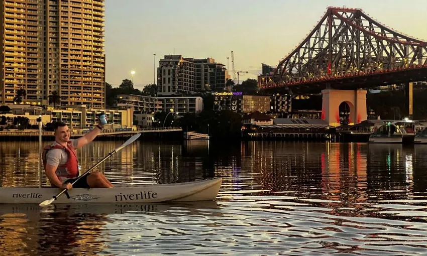 Brisbane River Twilight Kayak Tour - 1.5 Hours 