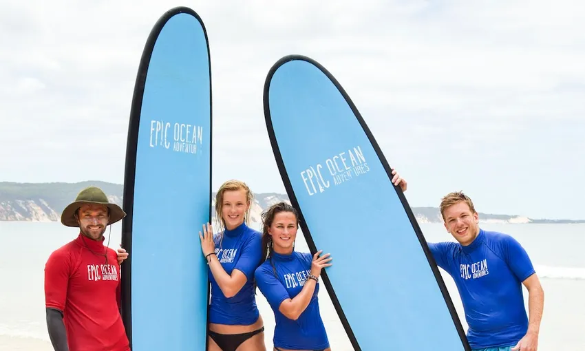 Epic 4WD Beach Drive with Surf Lesson in Noosa - Day Tour 