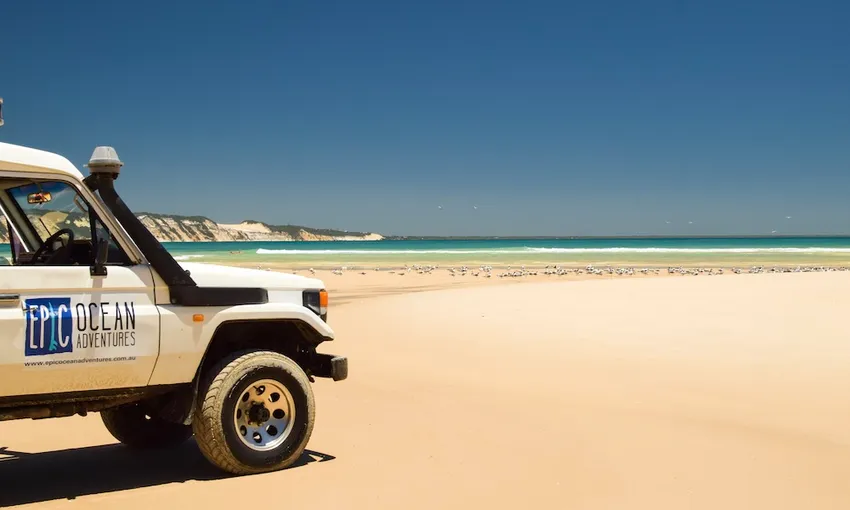 Epic 4WD Beach Drive with Surf Lesson in Noosa - Day Tour 