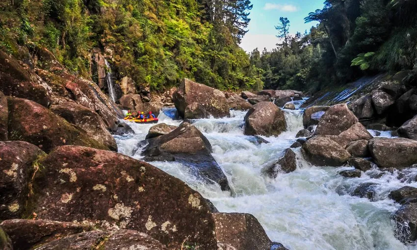 Grade 5 White Water Rafting on the Wairoa River