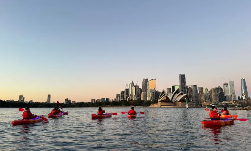 Sydney Sunset Kayak in Sydney Harbour, 1.5 Hours