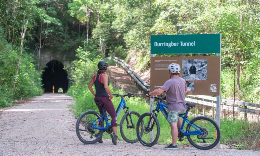  Northern Rivers Rail Trail Ride E-Bike Hire with Return Transfer