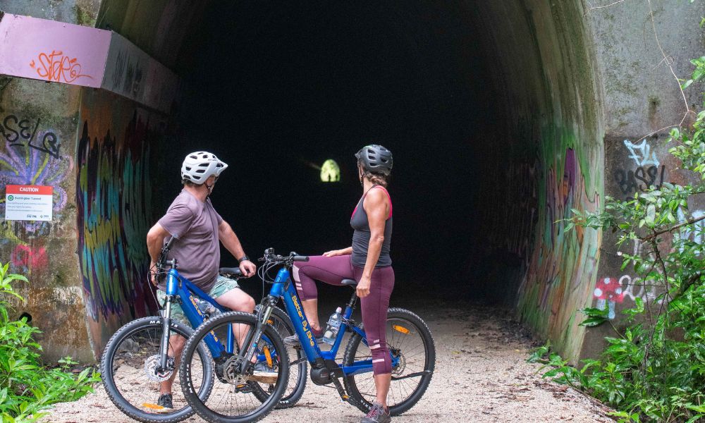  Northern Rivers Rail Trail Ride E-Bike Hire with Return Transfer