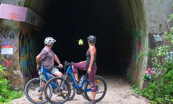 Northern Rivers Rail Trail Ride E-Bike Hire with Return Transfer