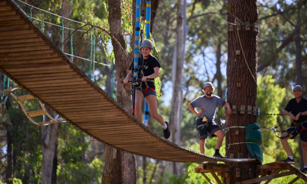 Busselton: Forest Adventures High Ropes Course