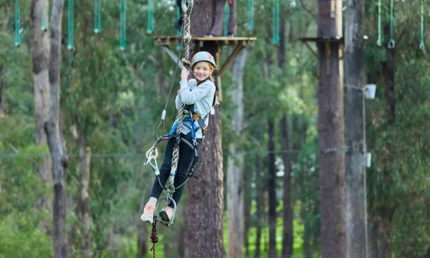 Busselton: Forest Adventures High Ropes Course