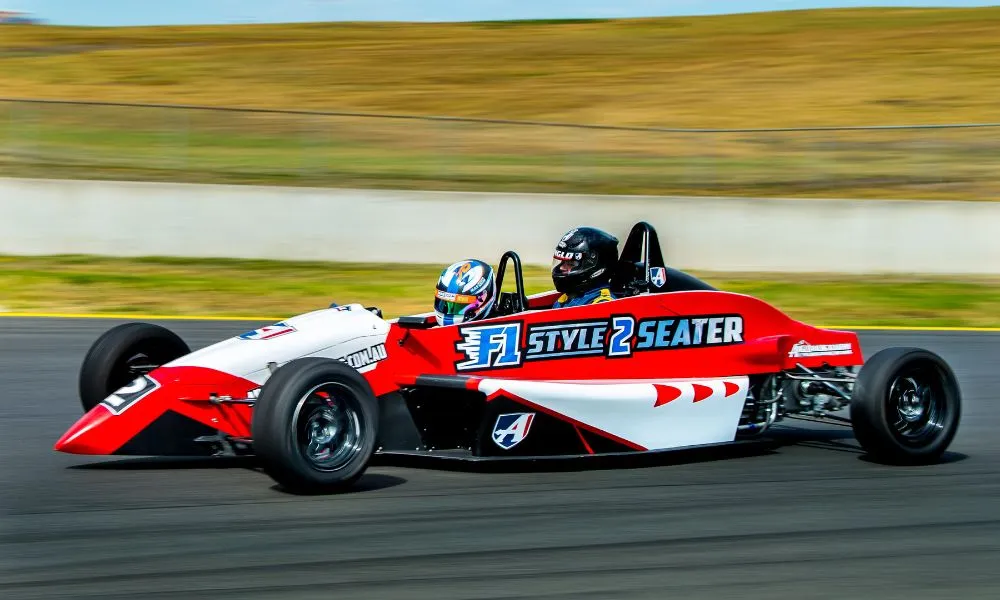 F1 Style Race Car Driving and Hot Laps Combo