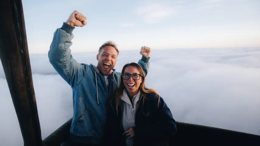 Hot Air Balloon Flight Over Yarra Valley