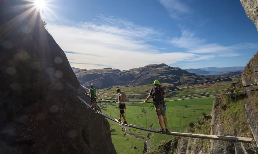 Via Ferrata Easy Climbing Experience Wanaka | Experience Oz