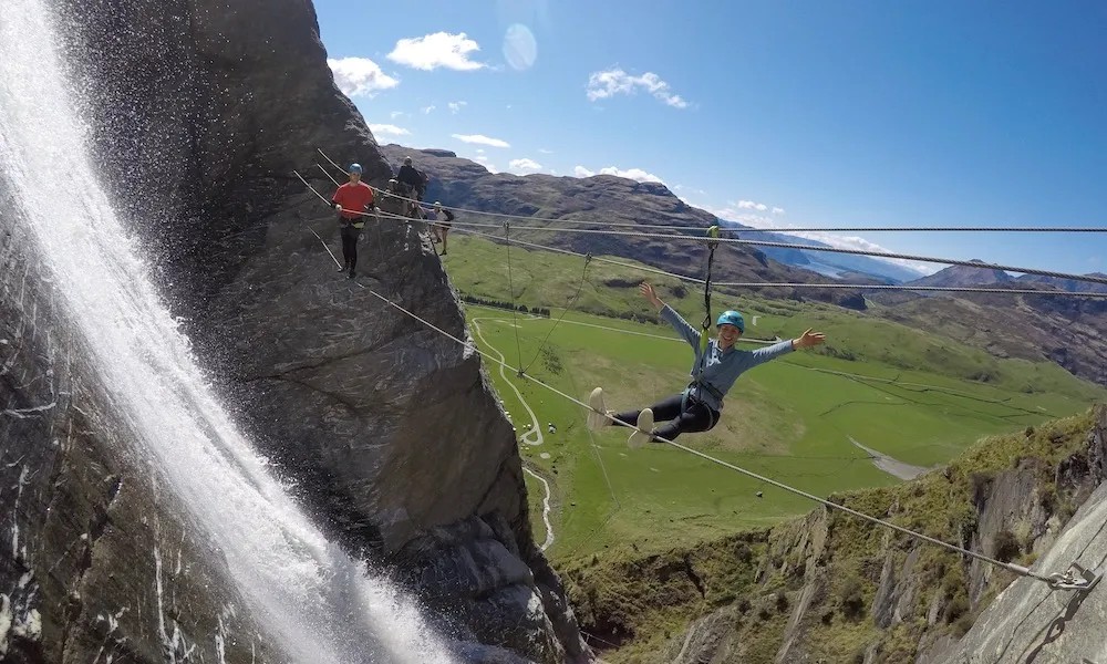 Via Ferrata Easy Climbing Experience Wanaka | Experience Oz-4