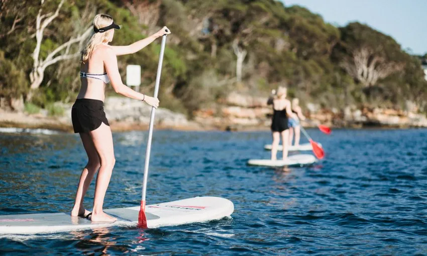 Group Stand Up Paddle Boarding Lesson in Manly