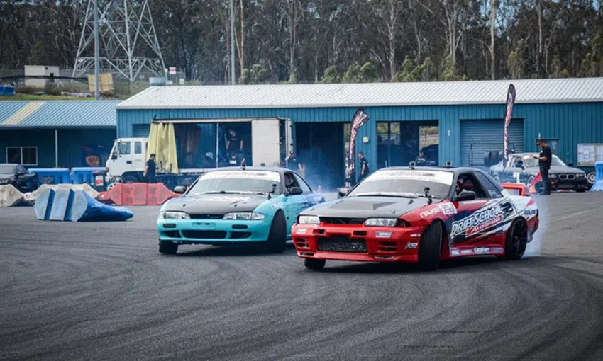 2 Drift Battle Hot Laps - Sydney Motorsport Park 