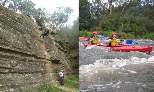 Yarra River White Water Kayaking & Abseiling, Full Day