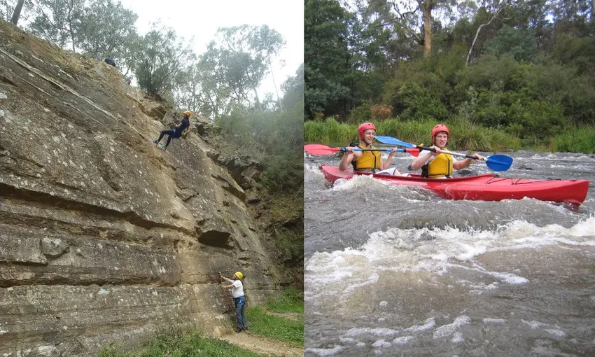 Yarra River White Water Kayaking & Abseiling, Full Day