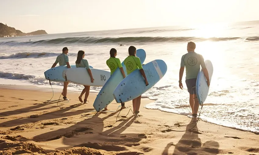 Central Coast Surfing Private Lesson, 1 Hour 