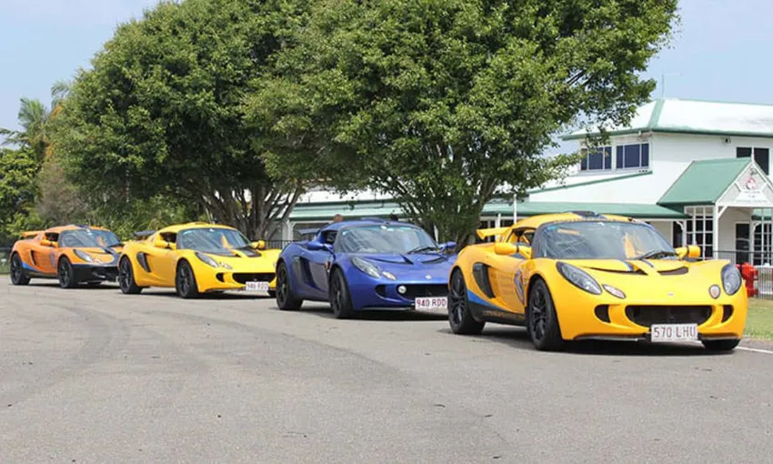 Hot Laps in a Lotus Exige at Queensland Raceway