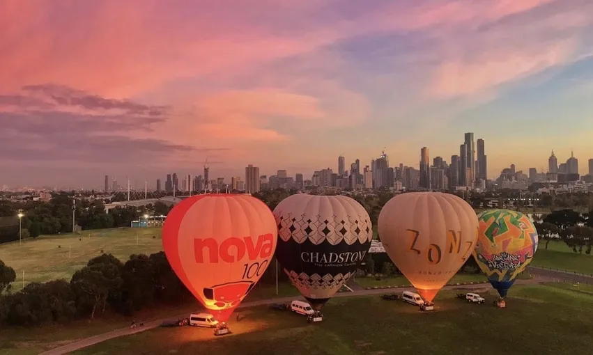 Melbourne City Hot Air Balloon Rides | Experience Oz