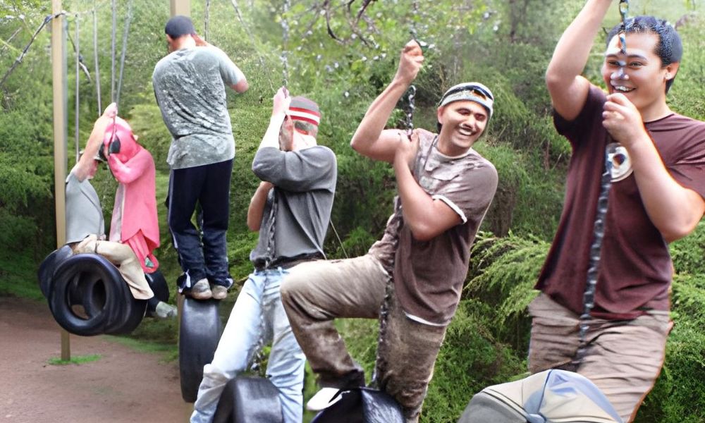 Melbourne Abseiling, The Tower of Fear and Obstacle Course
