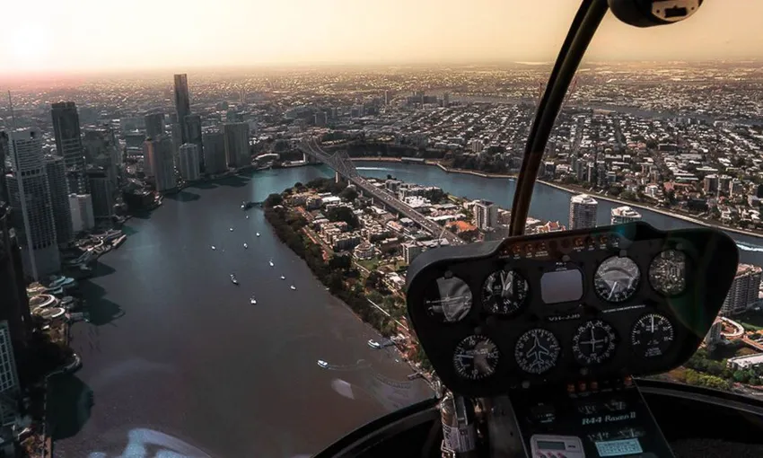 Learn to Fly Trail Helicopter Flight, 30 Minutes - Brisbane