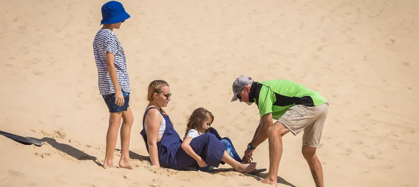 Port Stephens Sandboarding Tour |Experience Oz
