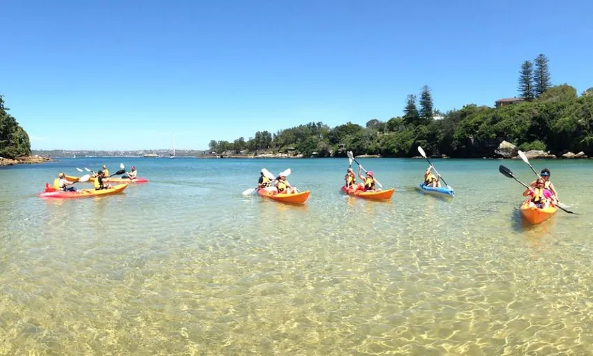 Sydney Secret Beaches Kayak Tour with Picnic Lunch 