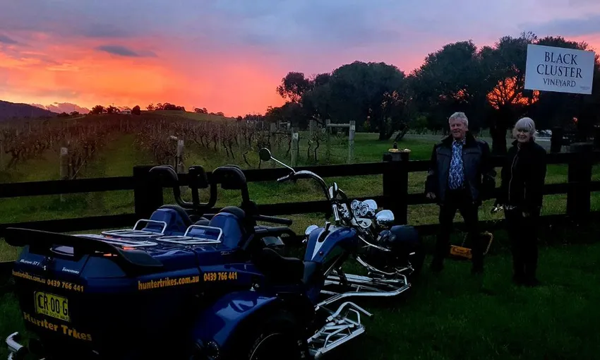 Hunter Valley Sunset Trike Ride Tour, 90 Minutes - For 2