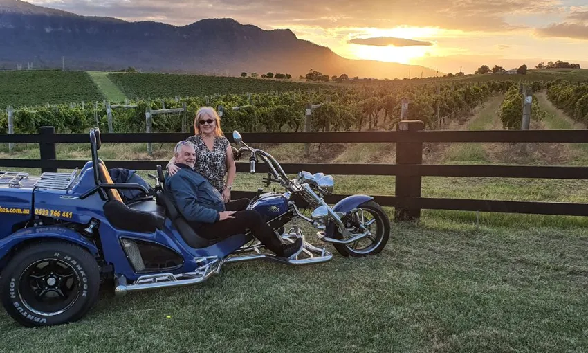 Hunter Valley Sunset Trike Ride Tour, 90 Minutes - For 2