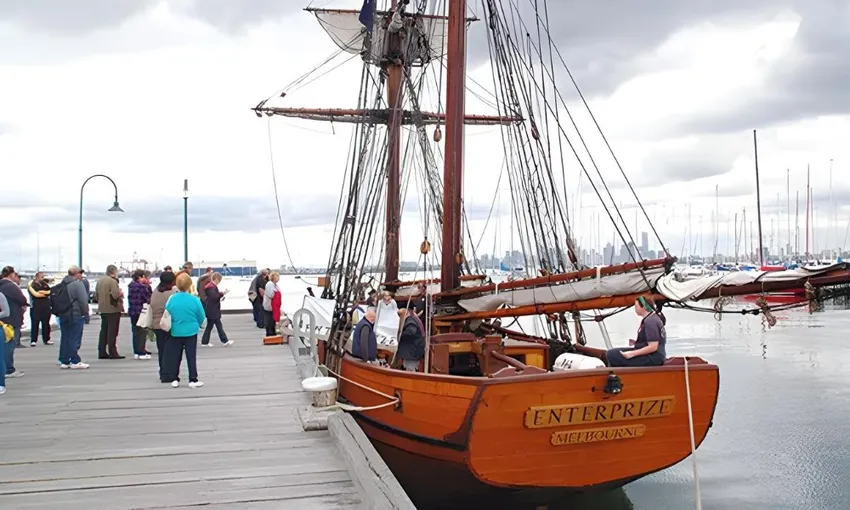 Williamstown Tall Ship Sailing Cruise Aboard Enterprize, 1 Hour