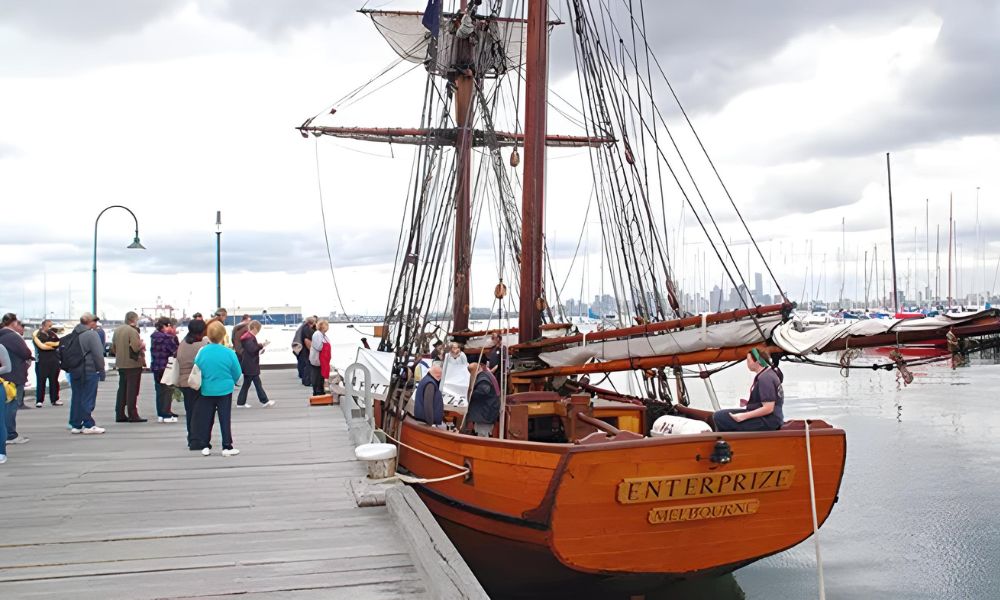 Williamstown Tall Ship Evening Sailing Cruise Aboard Enterprize, 1.5 Hours