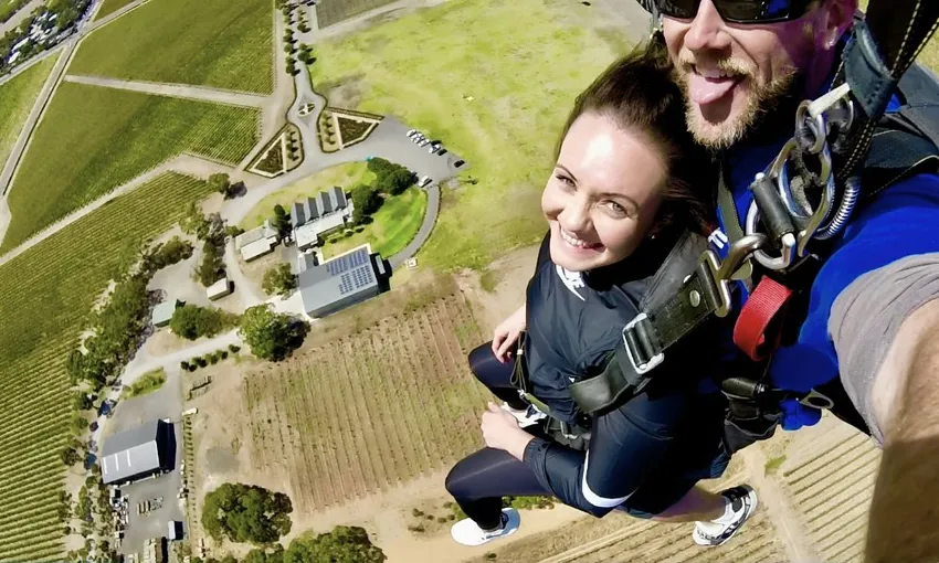 Tandem Skydive with Vineyard Landing Up to 15,000ft - McLaren Vale 