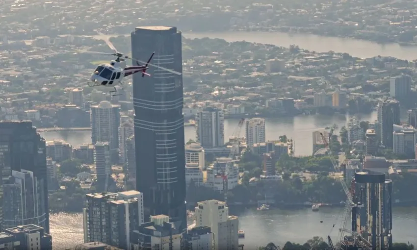Brisbane CBD Helicopter Flight For up to 2 - 15 Minutes