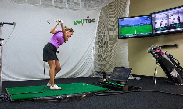 TrackMan Golf Simulator, 3 Pro Lessons & 3 Practice Sessions
