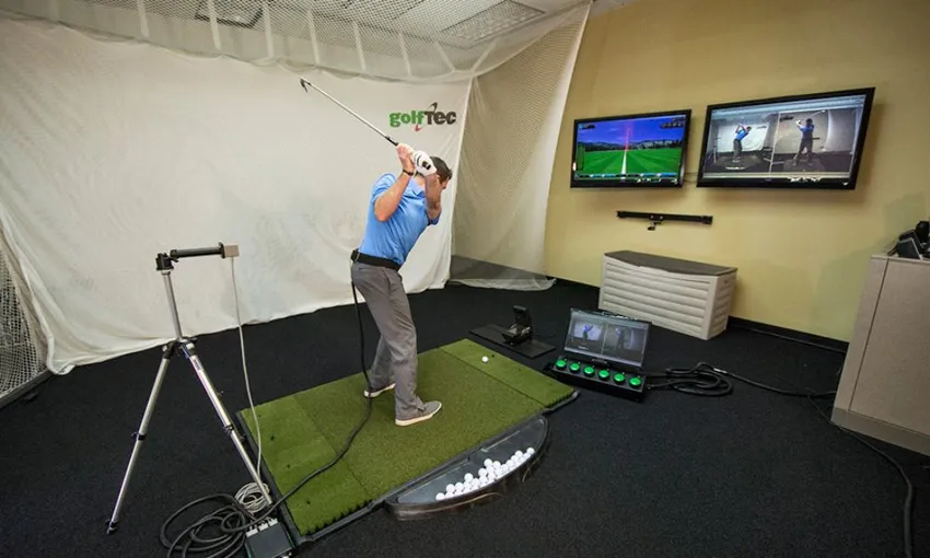 TrackMan Golf Simulator, 3 Pro Lessons & 3 Practice Sessions 