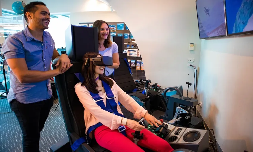 Virtual Reality Jet Fighter Experience, 15 minutes