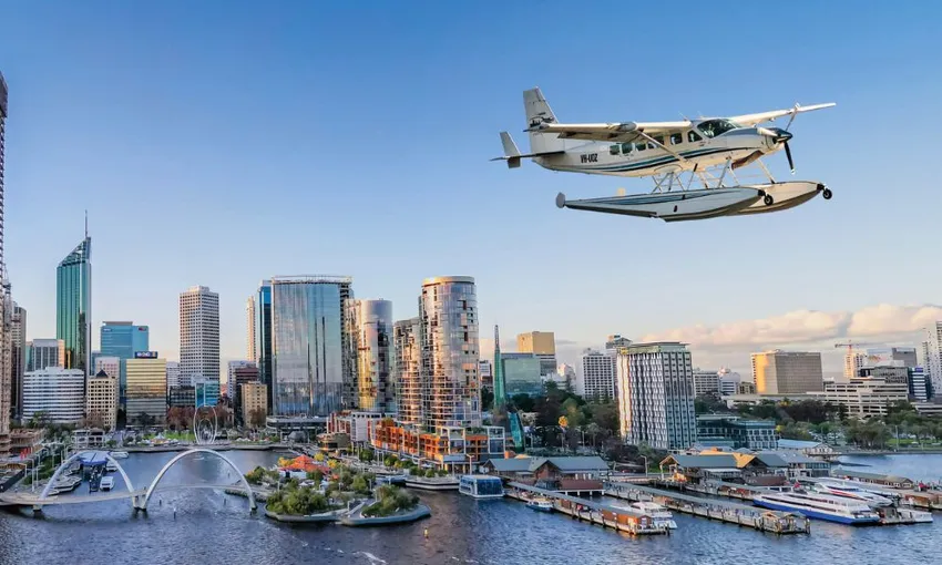 Scenic Seaplane Flight From Swan River to Rottnest Island