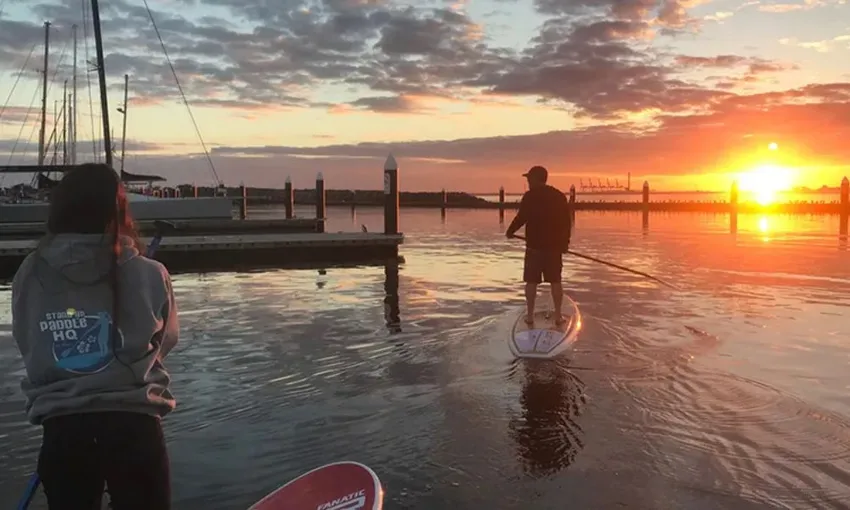 St Kilda Family Stand Up Paddle Boarding Lesson