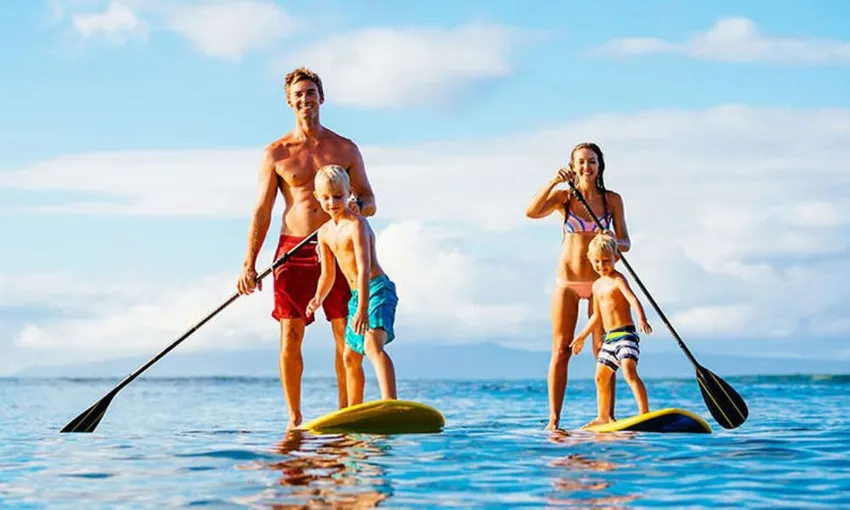 St Kilda Family Stand Up Paddle Boarding Lesson