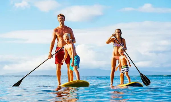 St Kilda Family Stand Up Paddle Boarding Lesson