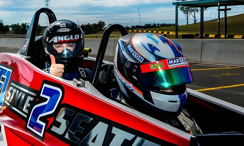 Wodonga F1 Style Race Car Ride, 4 Hot Laps