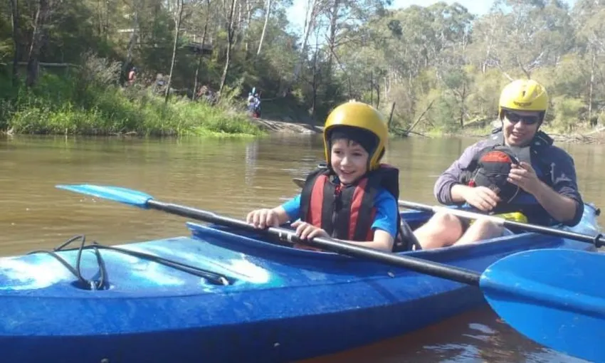 Warrandyte White Water Kayak and Abseiling Tour for Kids