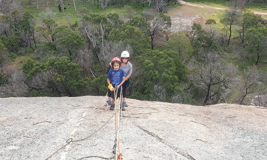 Rock Climbing and Abseiling School Holiday Tour for Kids - You Yangs