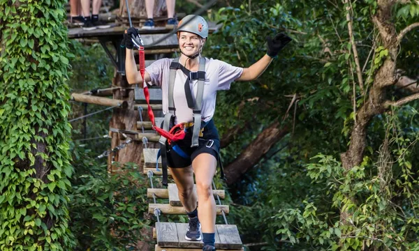Sunshine Coast High Ropes and Zipline Adventure