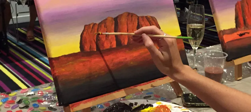 Brisbane Paint and Sip Evening - Book Now | Experience Oz