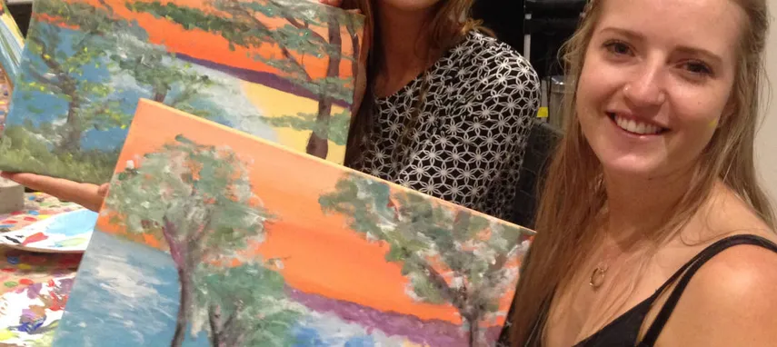 Brisbane Paint and Sip Evening - Book Now | Experience Oz