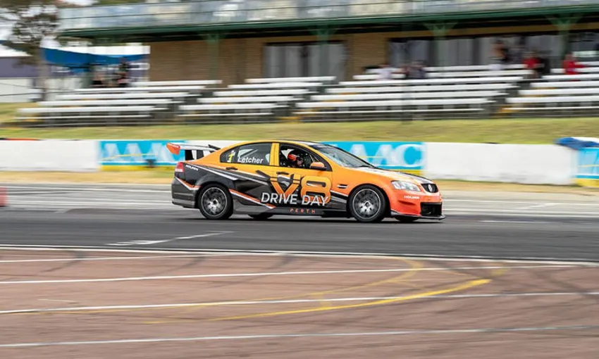 V8 9 Lap Race Car Ride & Drive Combo - Perth 