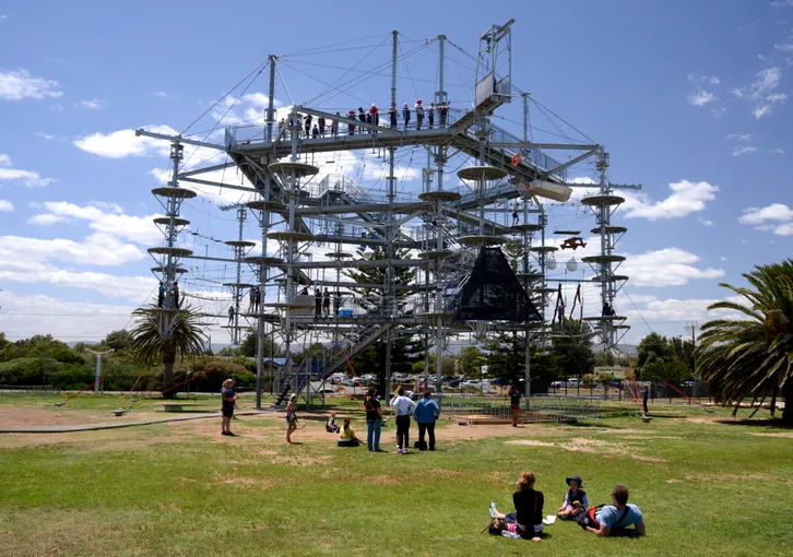 Aerial Obstacle Park Admission - West Beach, Adelaide