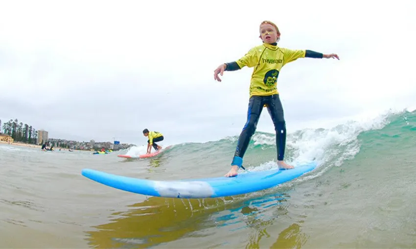 Manly Beach Group Surf Lessons Package, 3 Lessons