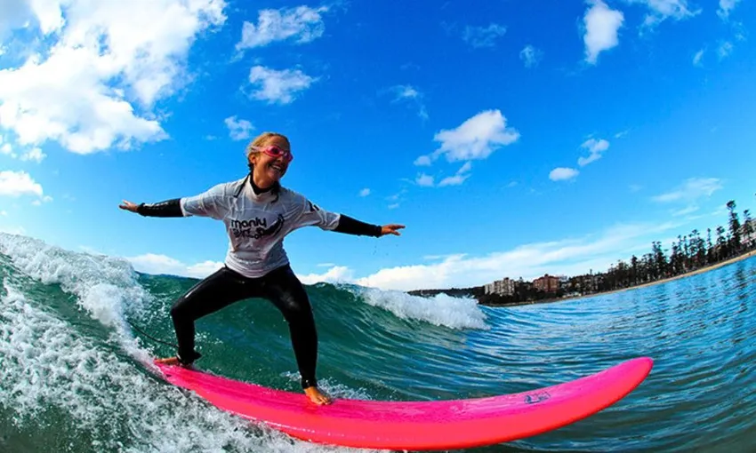 Manly Beach Group Surf Lessons Package, 3 Lessons