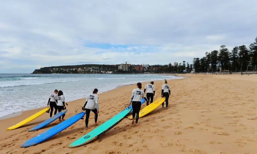 Manly Beach Group Surf Lessons Package, 3 Lessons